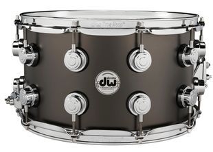 DW DRVD0814SVCBKSatin Black over Brass Snare 8x14 DW-X242 фото