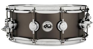 DW DRVD5514SVCBKSatin Black over Brass Snare 5.5x14 DW-X243 фото
