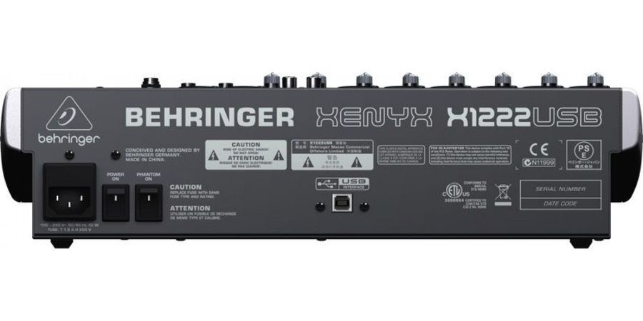 Аналоговый микшерный пульт Behringer XENYX X1222USB BE-0742 фото