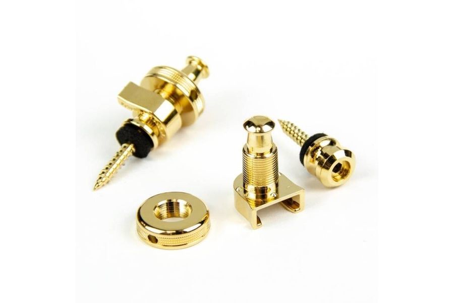 FENDER SCHALLER STRAP LOCKS GOLD Стреплоки для гитары FE-0567 фото