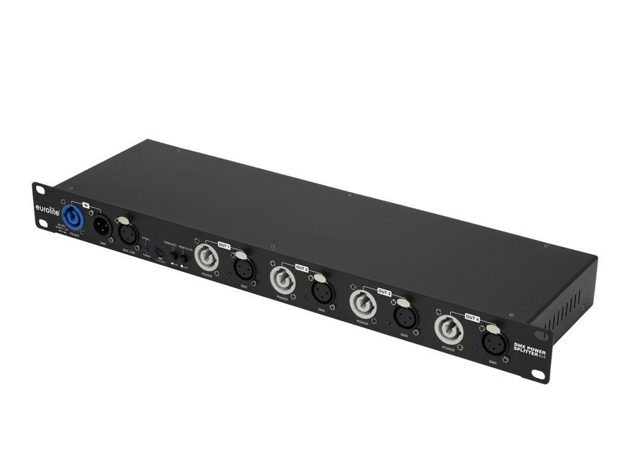 EUROLITE DMX Power Splitter 4x4 3-pin XLR EL-0531 фото