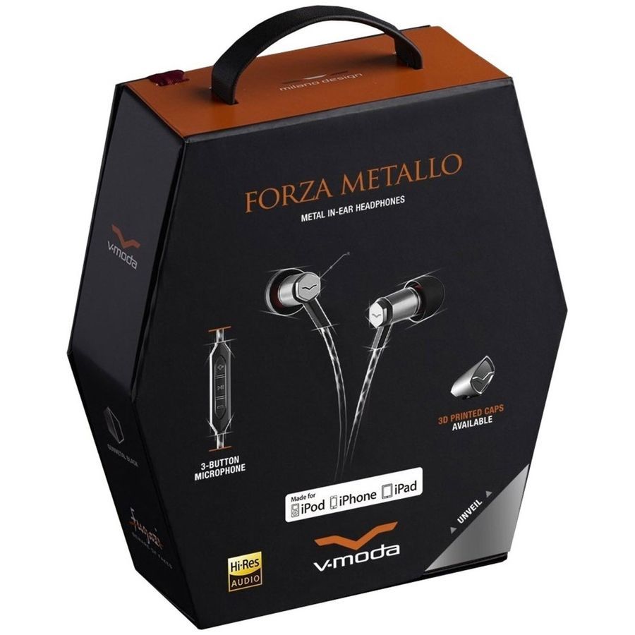 Мини наушники V-Moda Forza FRZ-I-BLACK VM-0067 фото