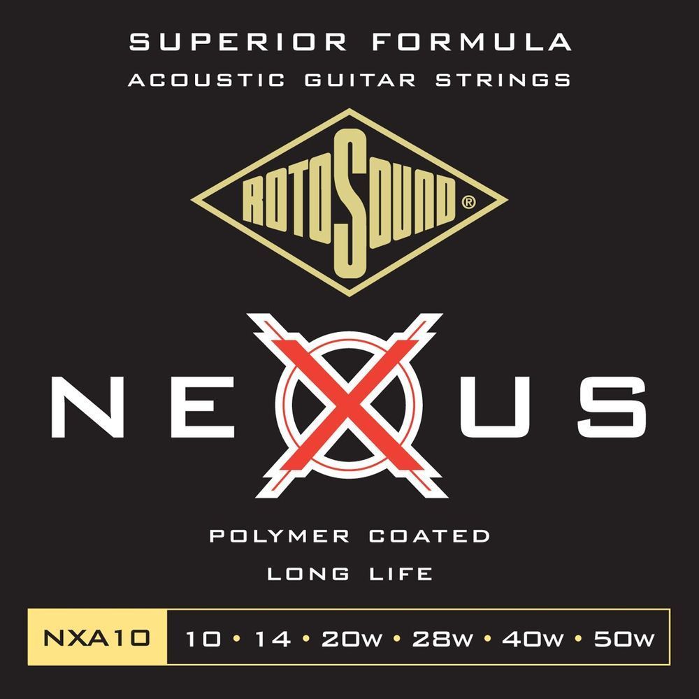 Струни для акустичної гітари Rotosound NXA10 RS-0240 фото