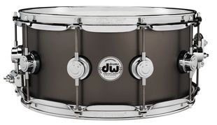 DW DRVD6514SVCBKSatin Black over Brass Snare 6.5x14 DW-X244 фото