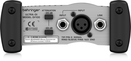 DI-бокс BEHRINGER DI100 BE-0195 фото