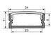 EUROLITE U-profile 20mm for LED Strip silver 2m EL-1569 фото 2