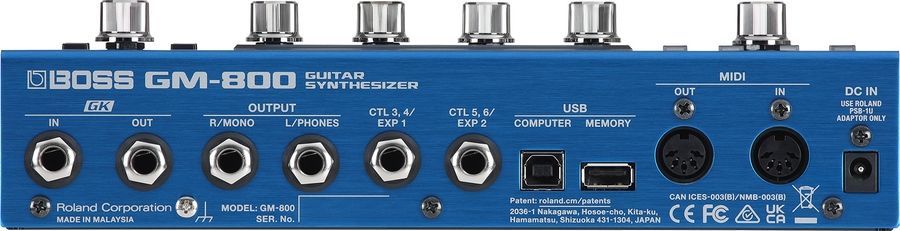 Гитарный синтезатор Boss GM-800 BO-0457 фото