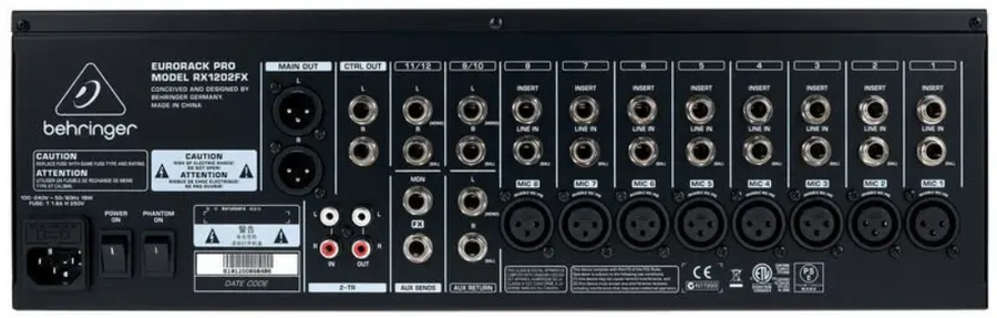 Микшерный пульт рэковый BEHRINGER RX1202FX V2 BE-0972 фото