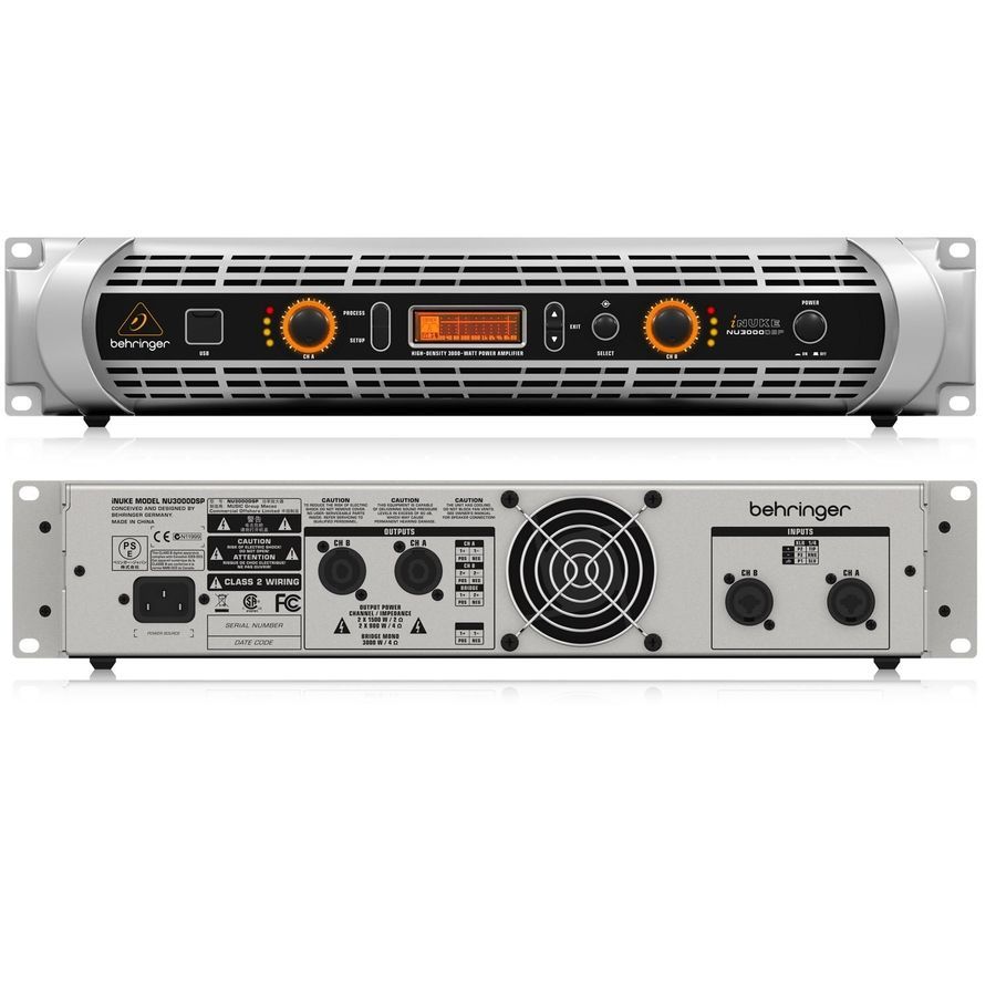 Підсилювач потужності Behringer iNuke NU3000DSP BE-0427 фото