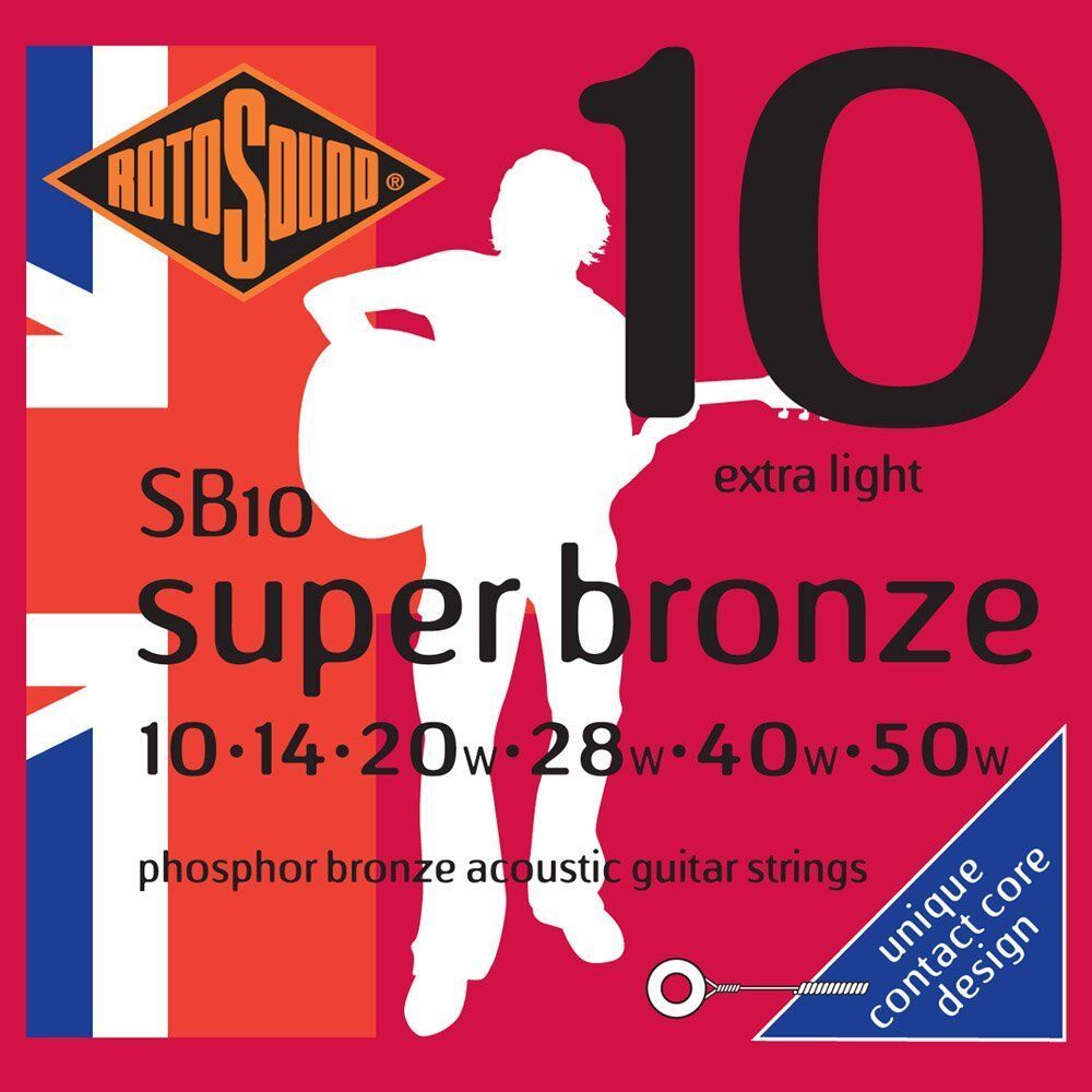 Струни для акустичної гітари Rotosound SB10 RS-0474 фото