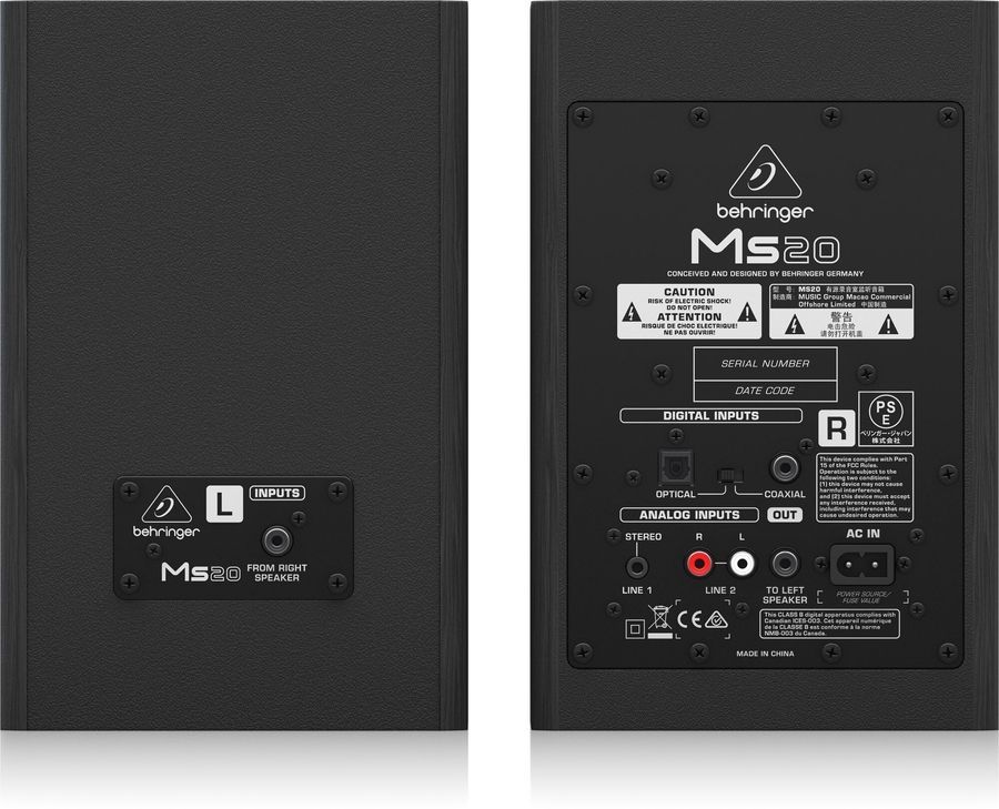 Студийные мониторы Behringer MS20 BE-0398 фото