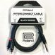 Кабель 2x RCA до стерео "Джек" 6,3 мм Roland RCC-10-TR2RV2 (3 метри) RO-2735 фото 3