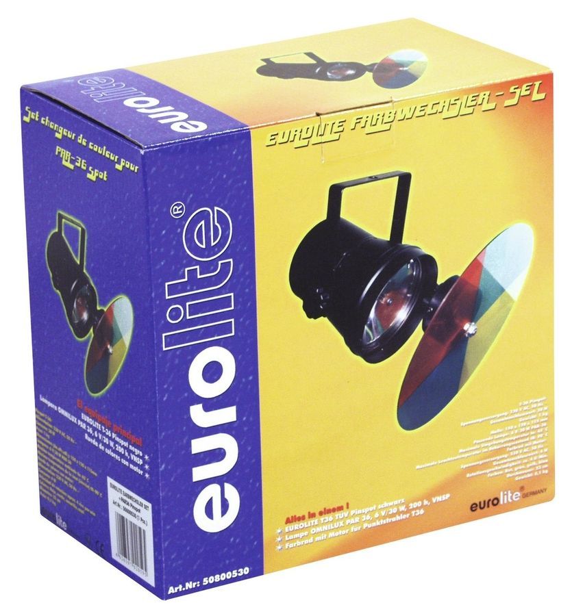 EUROLITE Color-Changer-Set + PAR-36 Pinspot EL-0432 фото