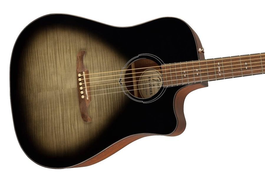 FENDER FA-325CE DREADNOUGHT FSR LRL MOONLIGHT BURST Гітара електроакустична FE-0340 фото