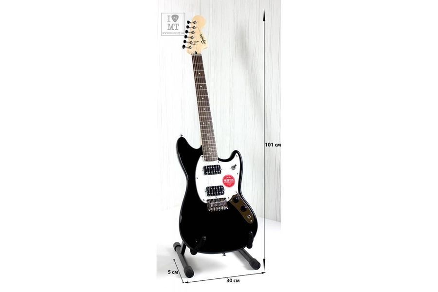 SQUIER by FENDER BULLET MUSTANG HH BLK Електрогітара SQ-0036 фото