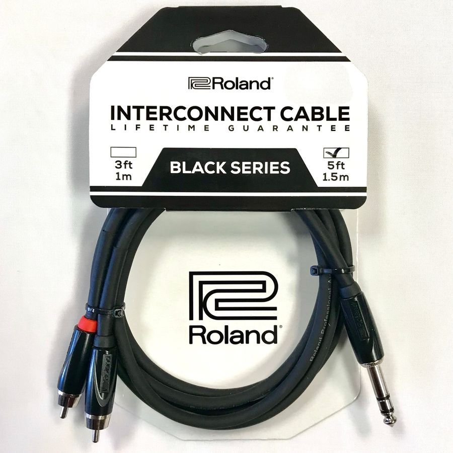 Кабель 2x RCA до стерео "Джек" 6,3 мм Roland RCC-10-TR2RV2 (3 метри) RO-2735 фото