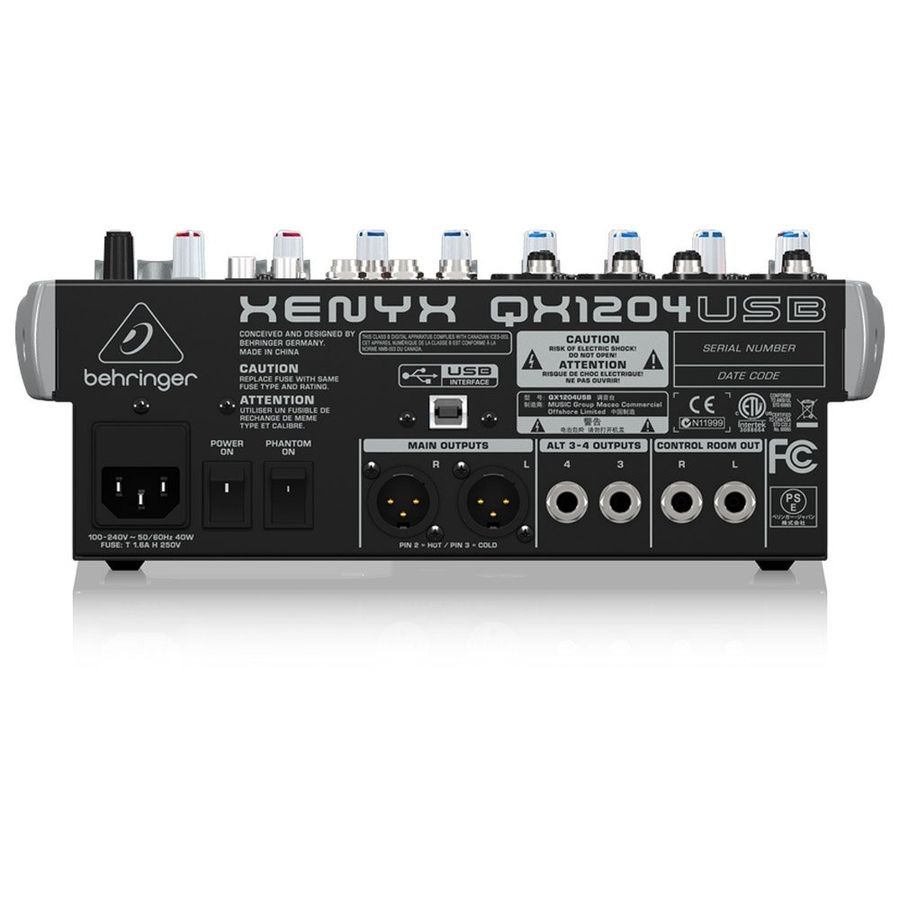 Мікшерний пульт Behringer Xenyx QX1204USB BE-0732 фото