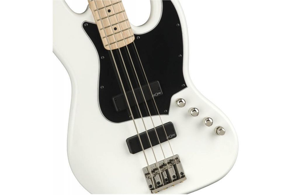 SQUIER by FENDER CONTEMPORARY ACTIVE J-BASS HH MN FLAT WHITE Бас-гітара SQ-0033 фото