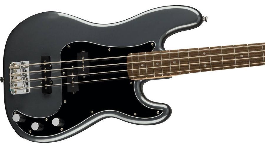 SQUIER by FENDER AFFINITY SERIES PRECISION BASS PJ LR CHARCOAL FROST METALLIC Бас-гітара SQ-0067 фото