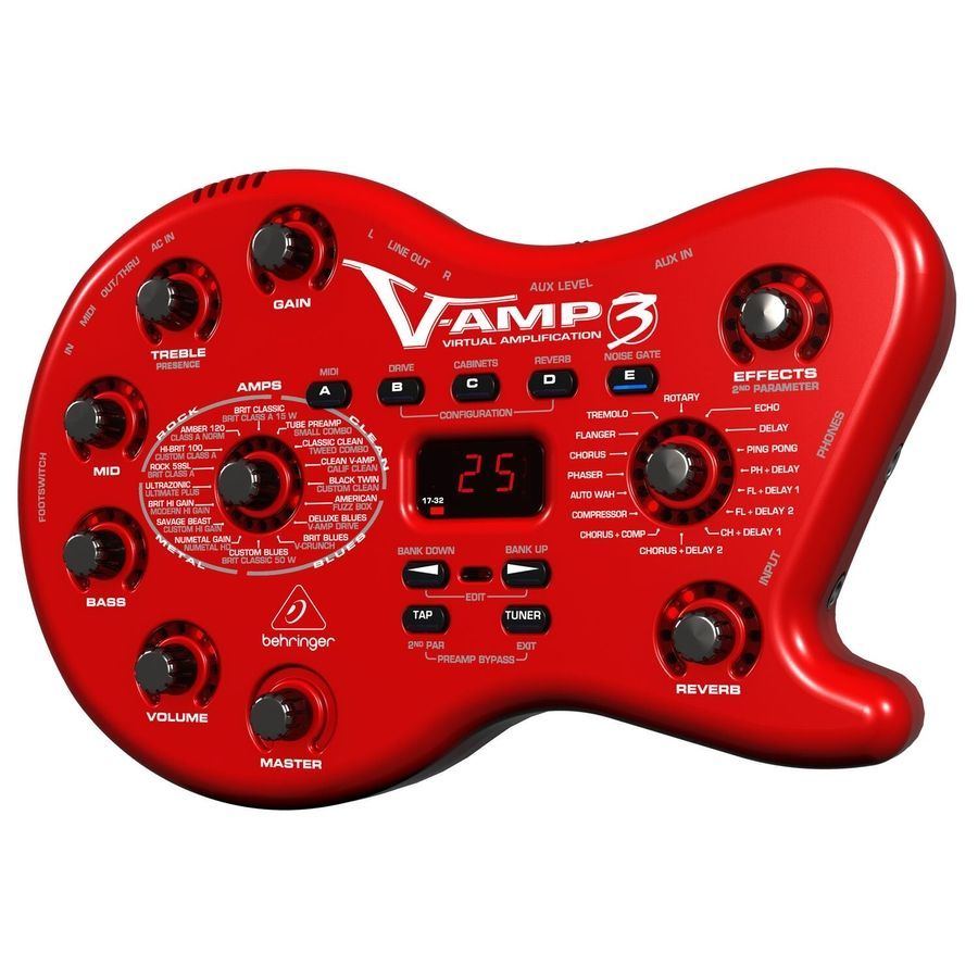 Віртуальний гітарний підсилювач Behringer V-AMP3 BE-0641 фото