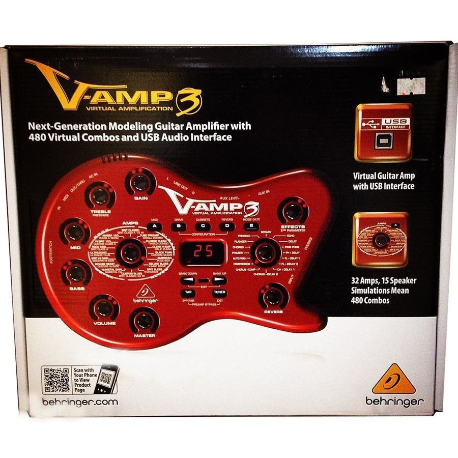 Віртуальний гітарний підсилювач Behringer V-AMP3 BE-0641 фото