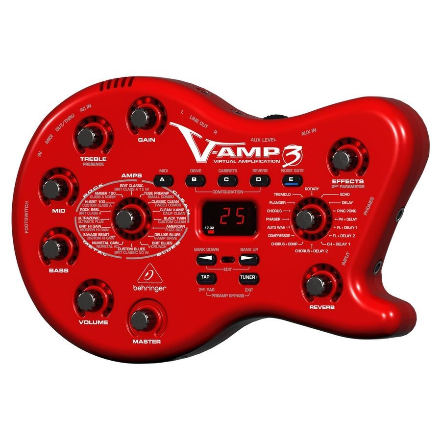Віртуальний гітарний підсилювач Behringer V-AMP3 BE-0641 фото