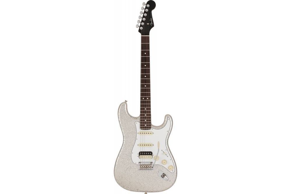 FENDER MIJ LTD STRATOCASTER HSS RW SILVER SPARKLE Электрогитара FE-0411 фото
