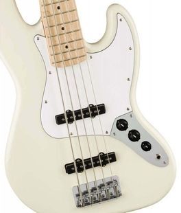 SQUIER by FENDER AFFINITY SERIES JAZZ BASS V MN OLYMPIC WHITE Бас-гитара SQ-0062 фото