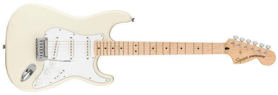 SQUIER by FENDER AFFINITY SERIES STRATOCASTER MN OLYMPIC WHITE Электрогитара SQ-0083 фото