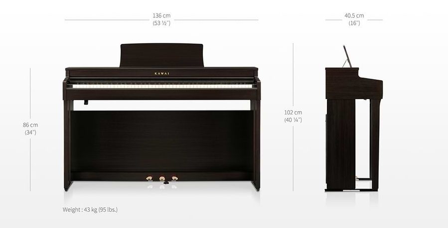 Цифрове піаніно Kawai CN201B KA-0208 фото