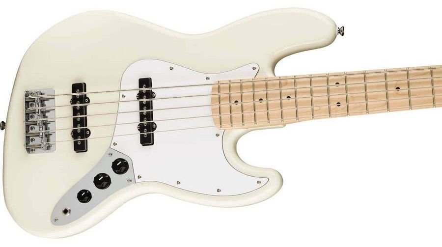 SQUIER by FENDER AFFINITY SERIES JAZZ BASS V MN OLYMPIC WHITE Бас-гитара SQ-0062 фото