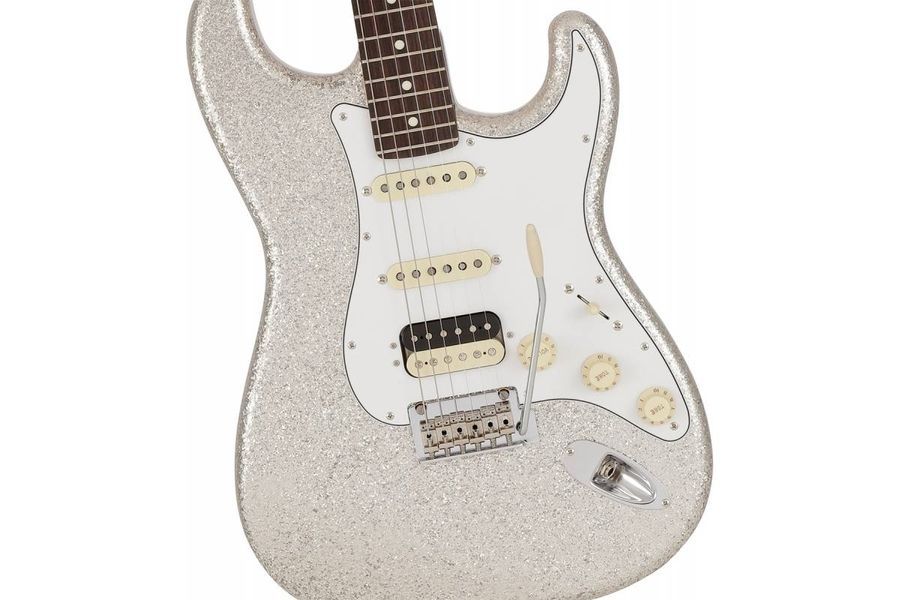 FENDER MIJ LTD STRATOCASTER HSS RW SILVER SPARKLE Електрогітара FE-0411 фото