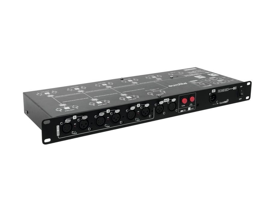 EUROLITE DMX Split 8X RDM Splitter EL-0535 фото