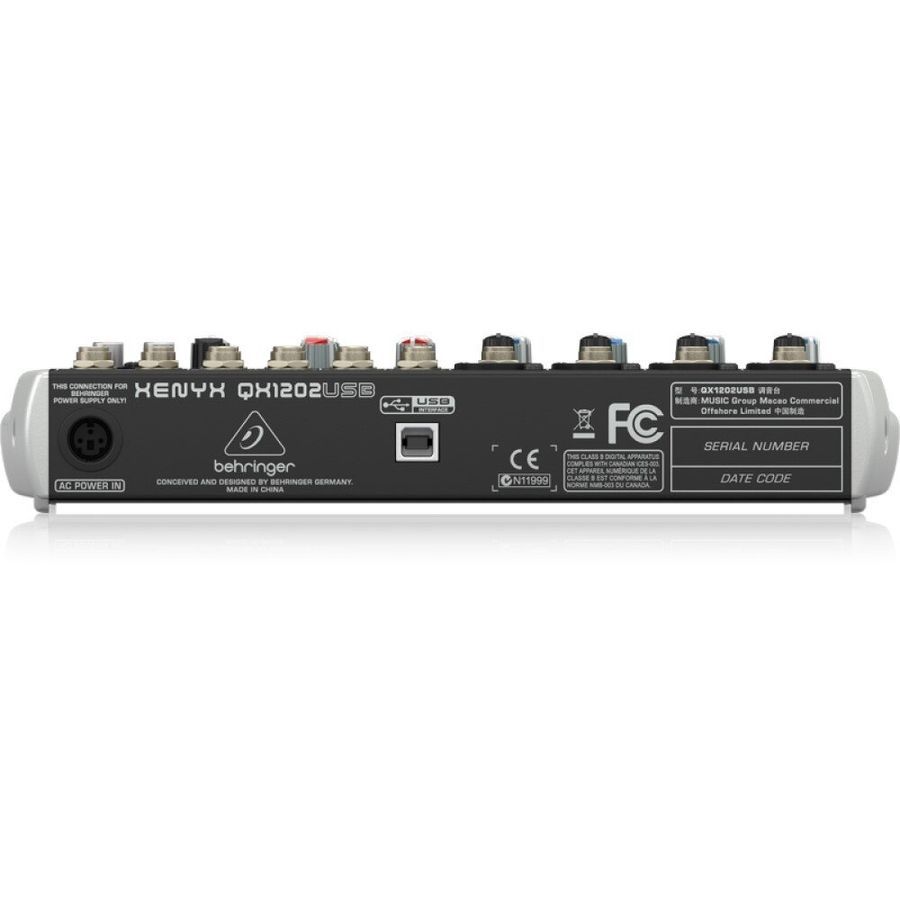 Мікшерний пульт Behringer XENYX QX1202USB BE-0731 фото