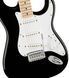 SQUIER by FENDER AFFINITY SERIES STRATOCASTER MN BLACK Електрогітара SQ-0043 фото 1
