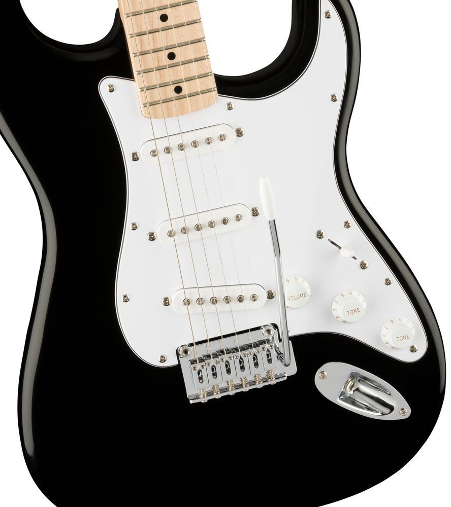 SQUIER by FENDER AFFINITY SERIES STRATOCASTER MN BLACK Електрогітара SQ-0043 фото