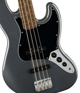 SQUIER by FENDER AFFINITY SERIES JAZZ BASS LR CHARCOAL FROST METALLIC Бас-гитара SQ-0058 фото