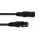 EUROLITE DMX cable XLR 3pin 1m bk EL-0509 фото 2