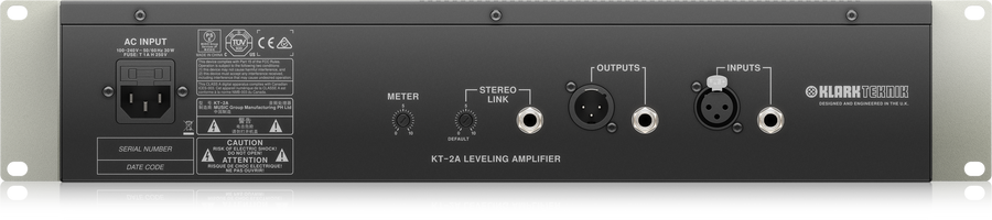 Klark Teknik KT-2A компресор студійний KT-0061 фото