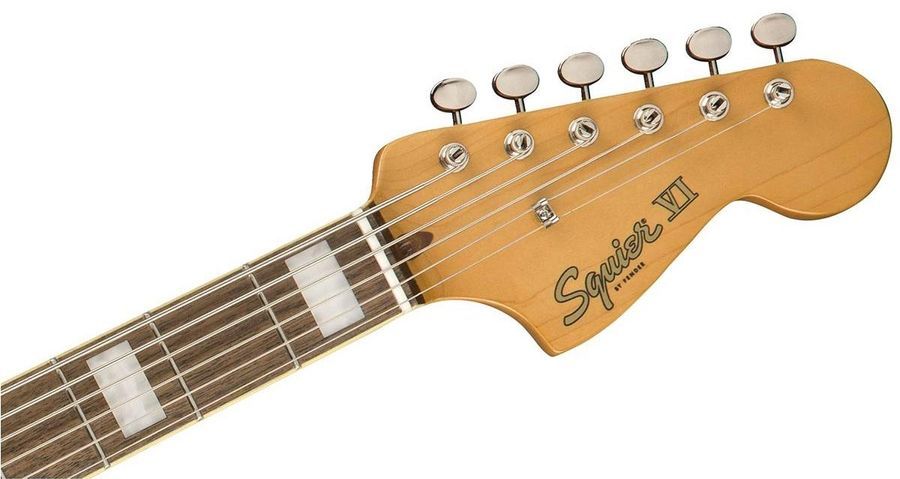SQUIER by FENDER CLASSIC VIBE BASS VI LR BLACK Бас-гитара SQ-0159 фото