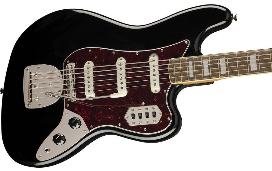 SQUIER by FENDER CLASSIC VIBE BASS VI LR BLACK Бас-гитара SQ-0159 фото