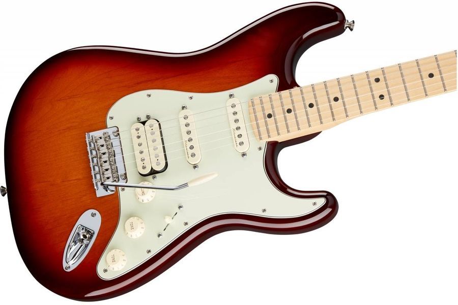 FENDER DELUXE STRATOCASTER HSS MN TOBACCO SUNBURST Електрогітара FE-0101 фото