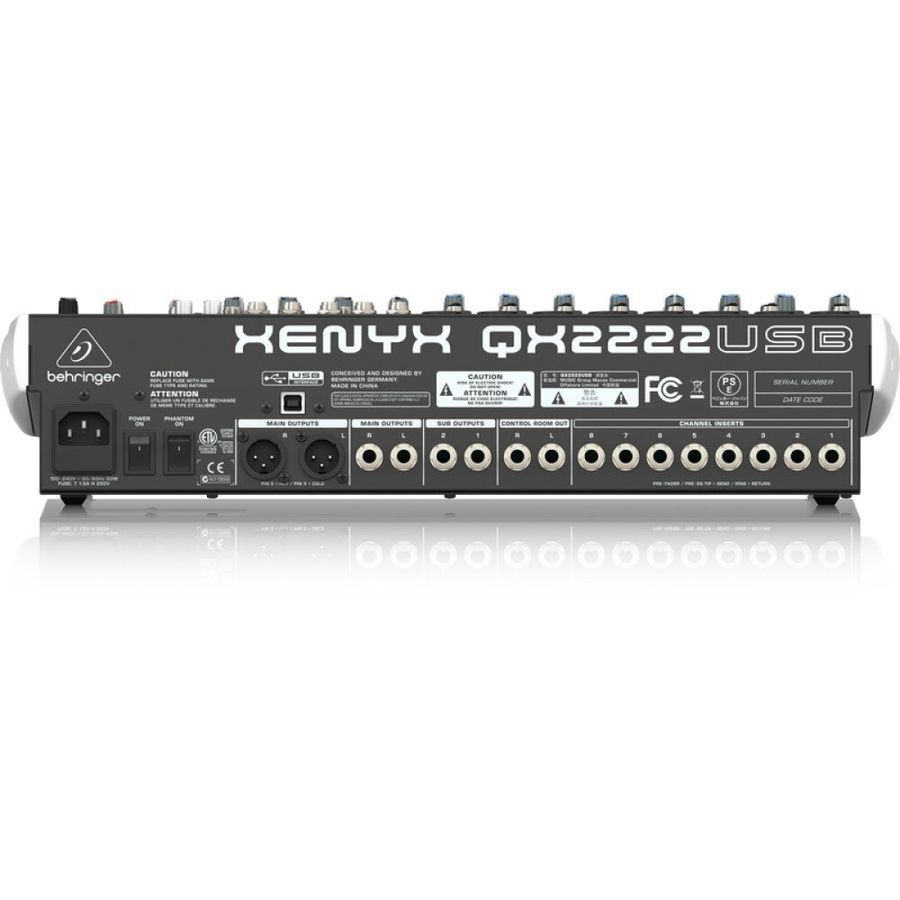 Аналоговый микшерный пульт Behringer XENYX QX2222USB BE-0736 фото