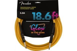 FENDER CABLE PROFESSIONAL SERIES 18.6' GLOW IN DARK ORANGE Кабель інструментальний FE-0262 фото