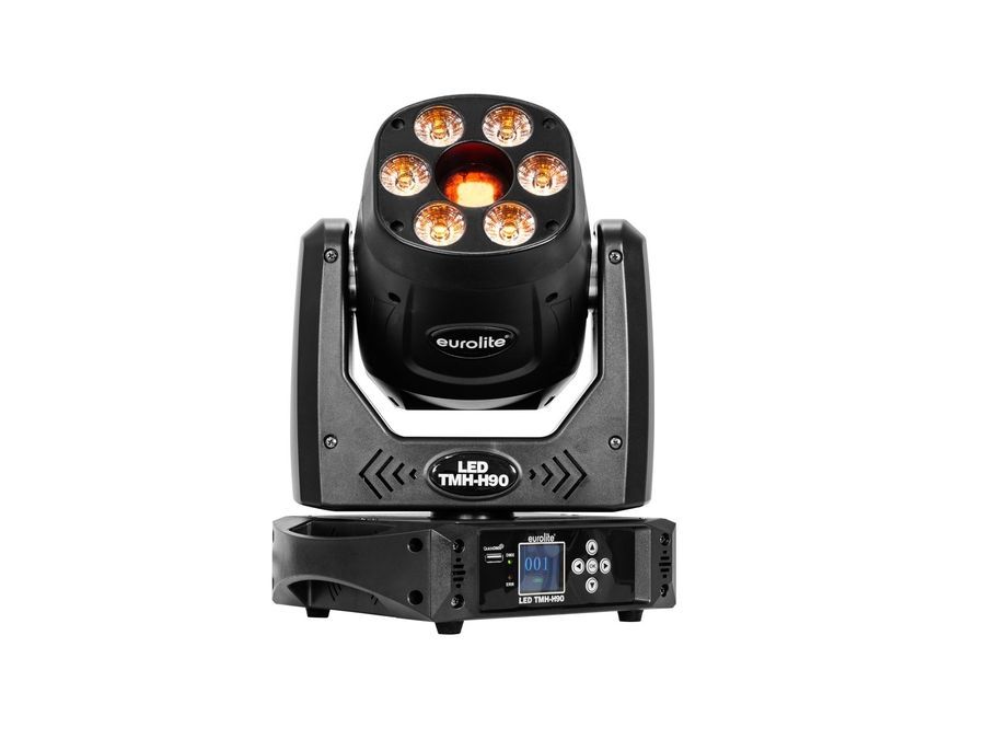 EUROLITE LED TMH-H90 Hybrid Moving-Head Spot/Wash COB EL-1139 фото