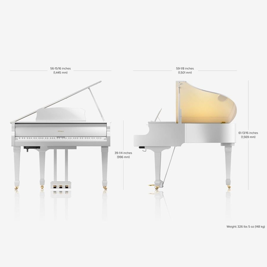 Цифровой рояль Roland GP609-PW Белый RO-2638 фото