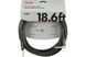 FENDER CABLE PROFESSIONAL SERIES 18.6' ANGLED BLACK Кабель инструментальный FE-0260 фото 1