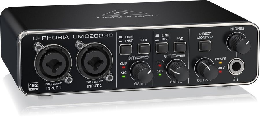 Аудіоінтерфейс Behringer UMC202HD BE-0794 фото