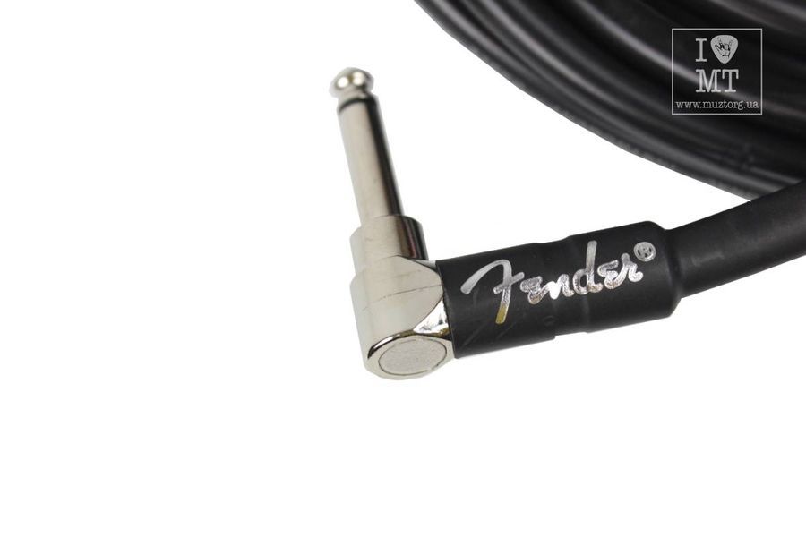 FENDER CABLE PROFESSIONAL SERIES 18.6' ANGLED BLACK Кабель инструментальный FE-0260 фото