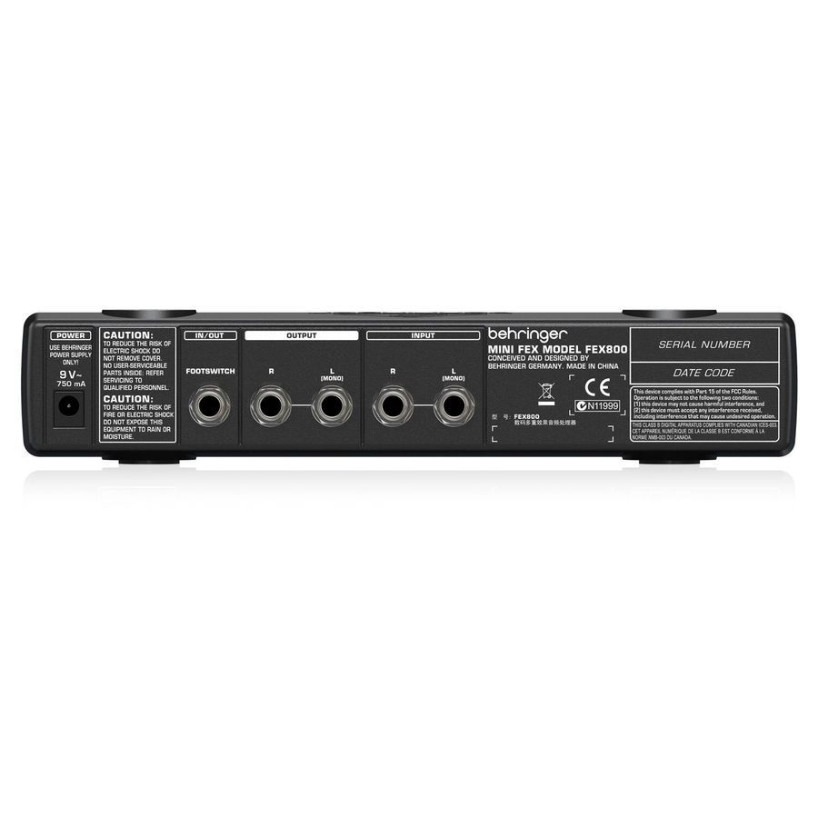 Процессор мультиэффектов Behringer Minifex FEX800 BE-0303 фото
